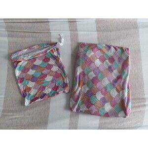 Little Sleepies Mermaid scales Crib Sheet